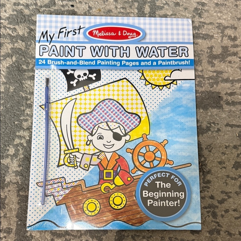Melissa & Doug My First Paint with Water - Pirate Adventure